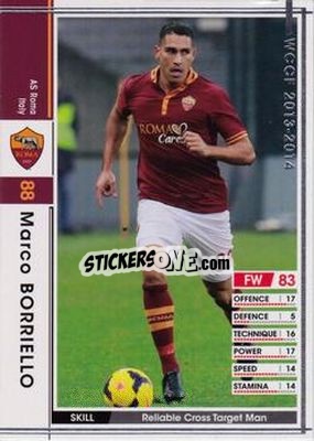 Cromo Marco Borriello - Sega World Club Champion Football 2013-2014 - Panini