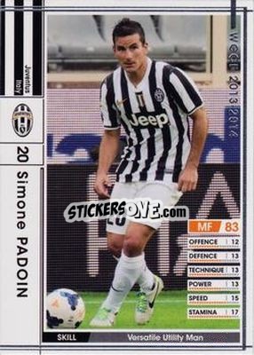 Figurina Simone Padoin - Sega World Club Champion Football 2013-2014 - Panini