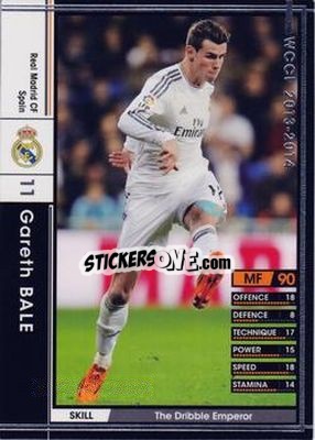Sticker Gareth Bale - Sega World Club Champion Football 2013-2014 n. 247 - Panini