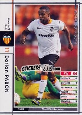 Figurina Dorlan Pabon - Sega World Club Champion Football 2013-2014 - Panini