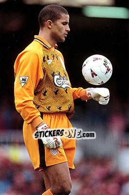 Figurina David James - Liverpool FC 1997-1998. Photograph Collection - Merlin