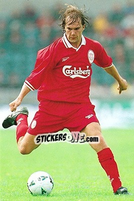 Sticker Jason McAteer - Liverpool FC 1997-1998. Photograph Collection - Merlin