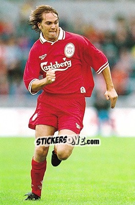 Sticker Jason McAteer - Liverpool FC 1997-1998. Photograph Collection - Merlin