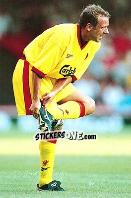 Sticker Rob Jones - Liverpool FC 1997-1998. Photograph Collection - Merlin