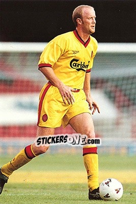 Sticker Mark Wright - Liverpool FC 1997-1998. Photograph Collection - Merlin