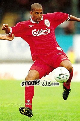 Sticker Phil Babb - Liverpool FC 1997-1998. Photograph Collection - Merlin