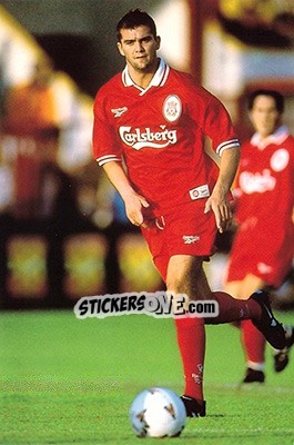 Cromo Dominic Matteo - Liverpool FC 1997-1998. Photograph Collection - Merlin