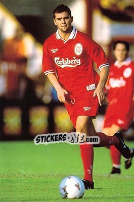 Sticker Dominic Matteo - Liverpool FC 1997-1998. Photograph Collection n. 14 - Merlin