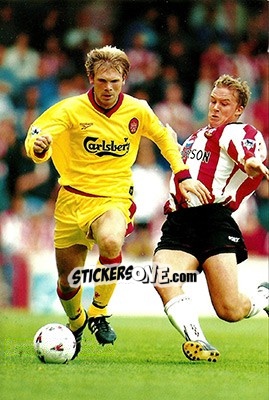 Sticker Bjorn Tore Kvarme - Liverpool FC 1997-1998. Photograph Collection n. 19 - Merlin