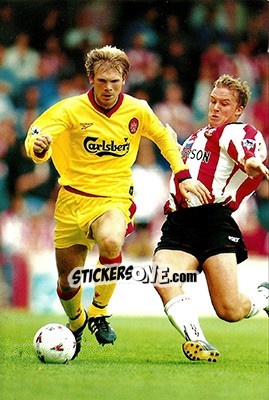 Cromo Bjorn Tore Kvarme - Liverpool FC 1997-1998. Photograph Collection - Merlin