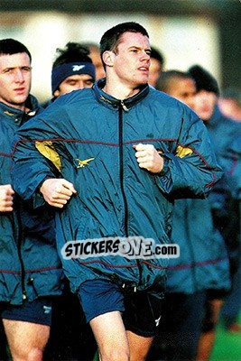 Sticker Jamie Carragher - Liverpool FC 1997-1998. Photograph Collection - Merlin