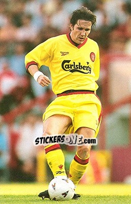 Sticker Oyvind Leonhardsen - Liverpool FC 1997-1998. Photograph Collection - Merlin