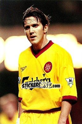 Sticker Oyvind Leonhardsen - Liverpool FC 1997-1998. Photograph Collection - Merlin