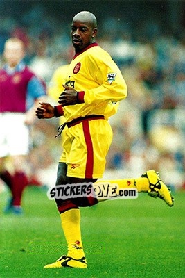 Sticker Michael Thomas - Liverpool FC 1997-1998. Photograph Collection n. 30 - Merlin