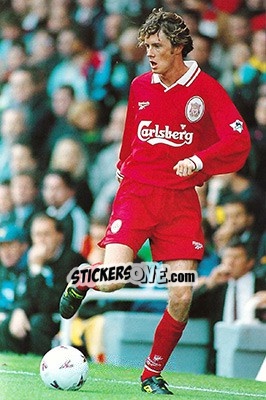 Sticker Steve McManaman - Liverpool FC 1997-1998. Photograph Collection n. 40 - Merlin