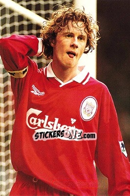 Sticker Steve McManaman - Liverpool FC 1997-1998. Photograph Collection - Merlin