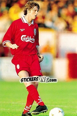 Sticker Steve McManaman - Liverpool FC 1997-1998. Photograph Collection n. 43 - Merlin