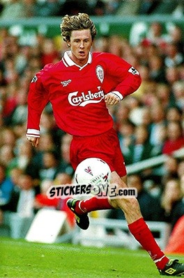 Sticker Steve McManaman - Liverpool FC 1997-1998. Photograph Collection n. 44 - Merlin
