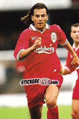 Sticker Patrik Berger - Liverpool FC 1997-1998. Photograph Collection n. 46 - Merlin