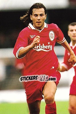 Sticker Patrik Berger - Liverpool FC 1997-1998. Photograph Collection - Merlin