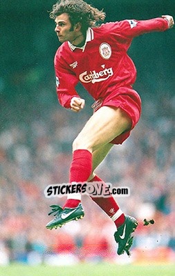 Figurina Patrik Berger - Liverpool FC 1997-1998. Photograph Collection n. 49 - Merlin