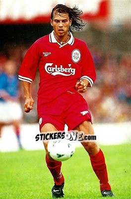 Sticker Patrik Berger - Liverpool FC 1997-1998. Photograph Collection - Merlin