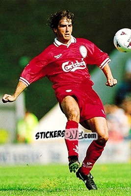 Cromo Karl-Heinz Reidle - Liverpool FC 1997-1998. Photograph Collection - Merlin
