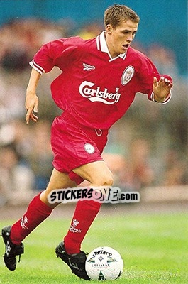 Sticker Michael Owen - Liverpool FC 1997-1998. Photograph Collection - Merlin