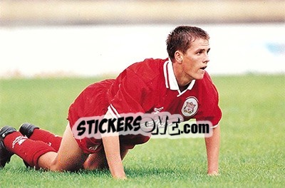 Sticker Michael Owen - Liverpool FC 1997-1998. Photograph Collection n. 57 - Merlin