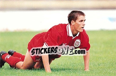 Sticker Michael Owen - Liverpool FC 1997-1998. Photograph Collection - Merlin