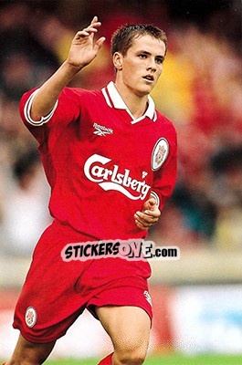 Sticker Michael Owen - Liverpool FC 1997-1998. Photograph Collection n. 58 - Merlin