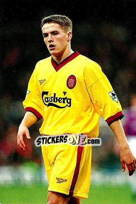 Sticker Michael Owen - Liverpool FC 1997-1998. Photograph Collection n. 60 - Merlin