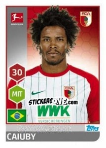 Figurina Caiuby - German Football Bundesliga 2017-2018 - Topps