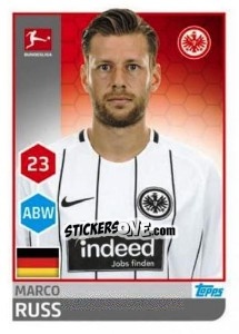 Cromo Marco Russ - German Football Bundesliga 2017-2018 - Topps