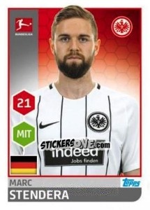 Figurina Marc Stendera - German Football Bundesliga 2017-2018 - Topps