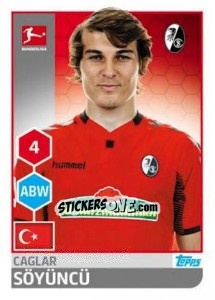 Sticker Caglar Söyüncü - German Football Bundesliga 2017-2018 - Topps