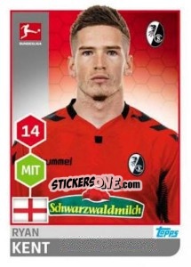 Sticker Ryan Kent - German Football Bundesliga 2017-2018 - Topps
