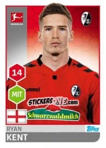 Figurina Ryan Kent - German Football Bundesliga 2017-2018 - Topps