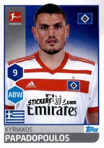 Sticker Kyriakos Papadopoulos - German Football Bundesliga 2017-2018 - Topps