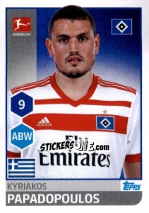 Figurina Kyriakos Papadopoulos - German Football Bundesliga 2017-2018 - Topps