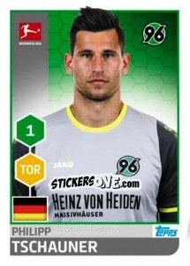 Sticker Philipp Tschauner - German Football Bundesliga 2017-2018 - Topps