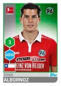 Sticker Miiko Albornoz - German Football Bundesliga 2017-2018 - Topps