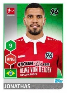 Figurina Jonathas - German Football Bundesliga 2017-2018 - Topps