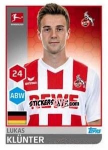 Figurina Lukas Klünter - German Football Bundesliga 2017-2018 - Topps