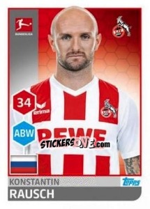 Cromo Konstantin Rausch - German Football Bundesliga 2017-2018 - Topps