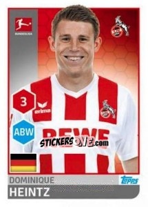 Sticker Dominique Heintz - German Football Bundesliga 2017-2018 - Topps