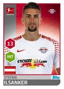 Sticker Stefan Ilsanker - German Football Bundesliga 2017-2018 n. 160 - Topps