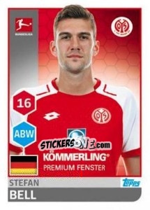 Figurina Stefan Bell - German Football Bundesliga 2017-2018 - Topps