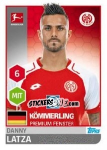 Figurina Danny Latza - German Football Bundesliga 2017-2018 - Topps