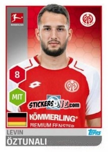 Sticker Levin Öztunali - German Football Bundesliga 2017-2018 - Topps